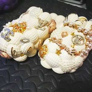 Disigned bubble puffer shoes/slides